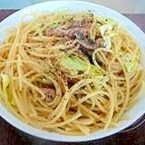 おひとりランチに★楽ちんイワシ缶パスタ